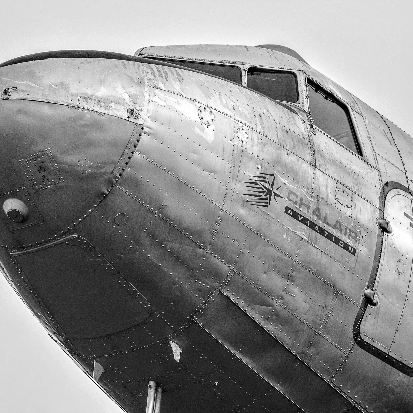 old aiplane nose